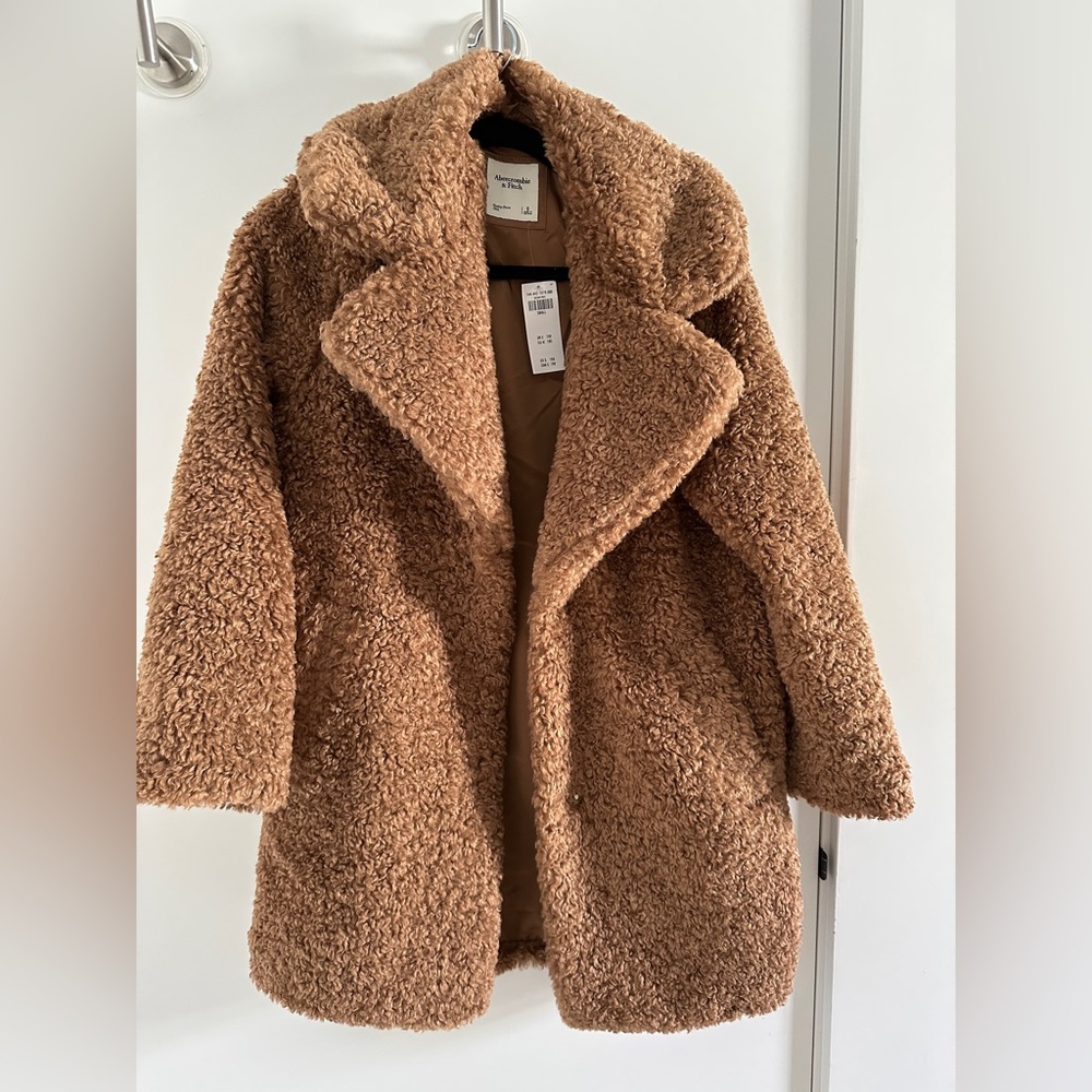 Abercrombie and Fitch Teddy Mid Coat Size Small NWT
